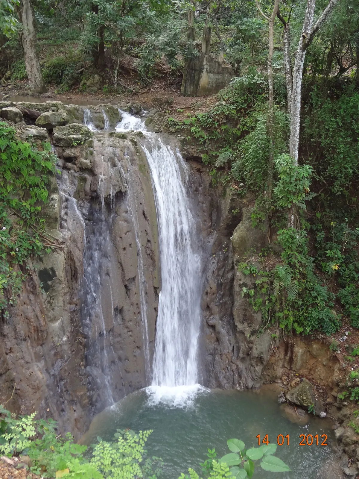 El Saltadero waterfall in Cabrera