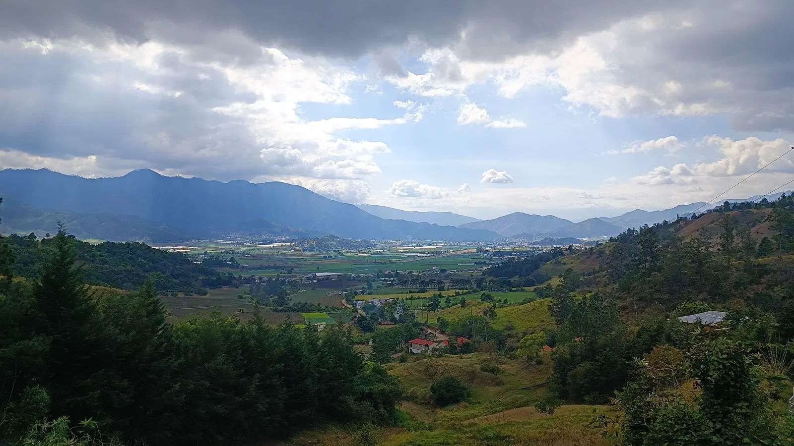 The Constanza valley with the Cordillera Central behind