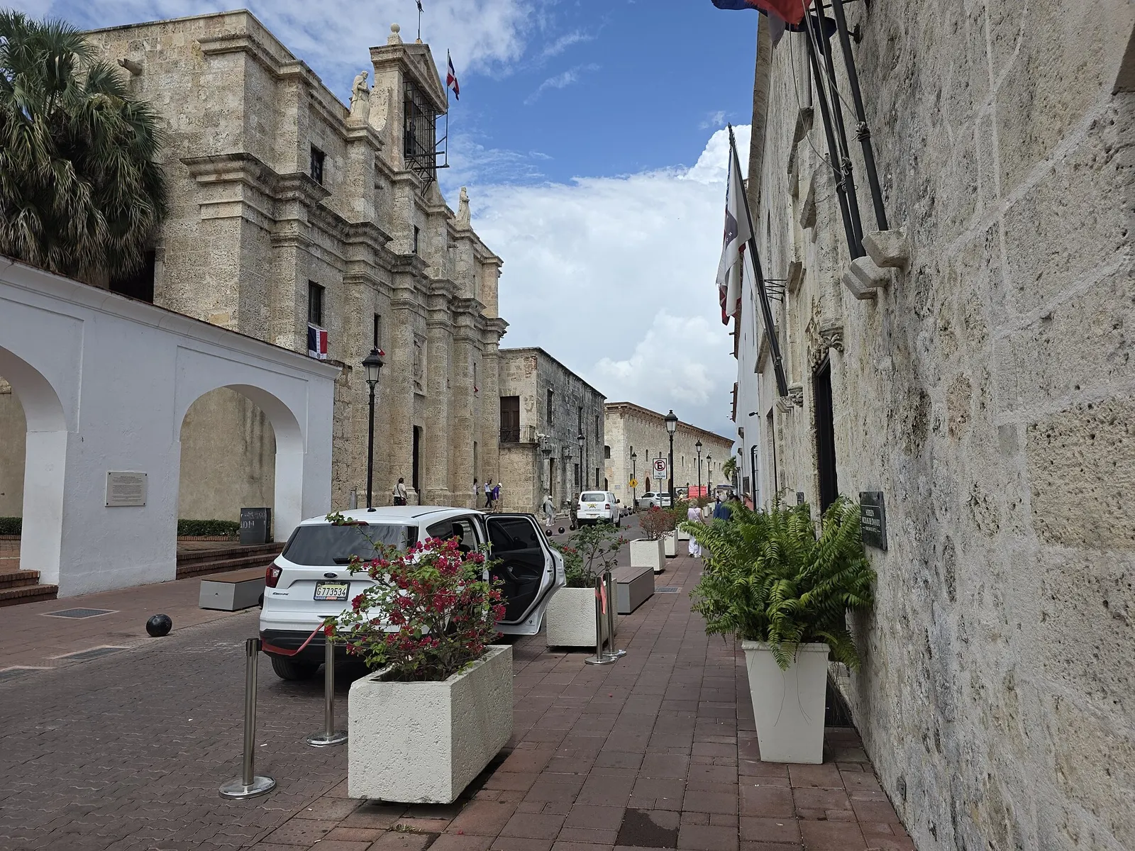 Calle Las Damas in the Colonial City of Santo Domingo